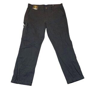 NWT Weatherproof Men Ultimate Utility Pants 36x30 Straight Workwear Stretch Gray